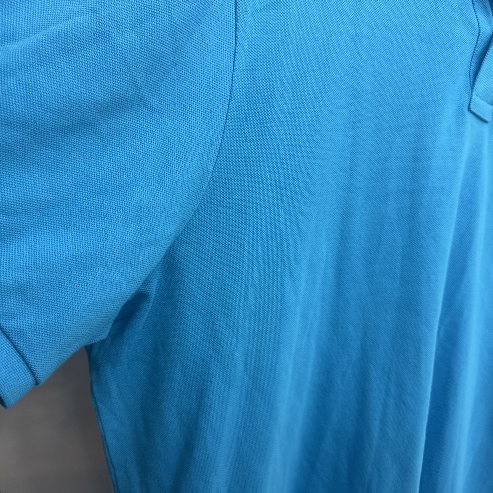 Polo Ralph Lauren Mens XXL TTG Blue Polo Shirt Classic Fit Yellow Pony Logo - Picture 4 of 9